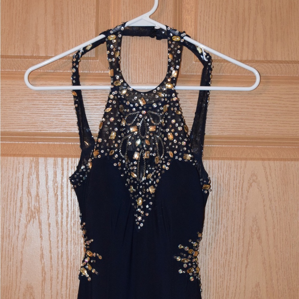 Navy Blue Prom Dress Size 4